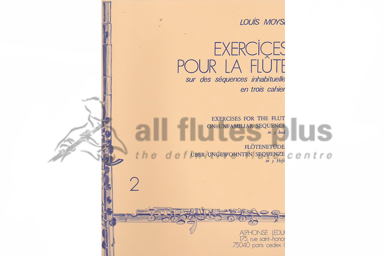 Louis Moyse Exercises for The Flute Volume 2