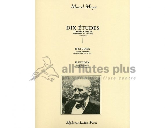 Moyse 10 Studies After Kessler for Flute-Leduc