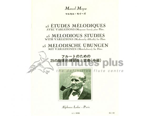 Moyse 25 Melodious Studies for Flute-Leduc