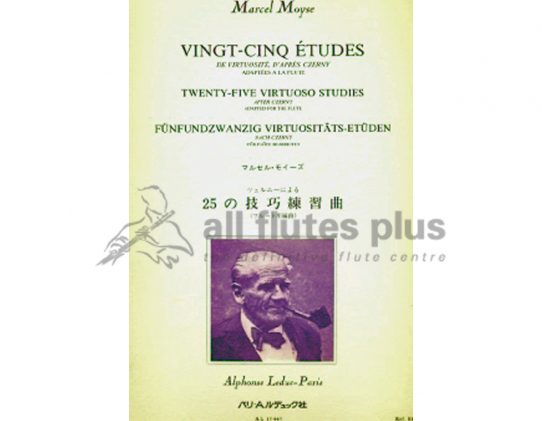 Moyse 25 Virtuoso Studies after Czerny for Flute-Leduc