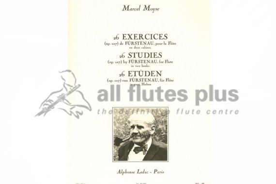 Moyse 26 Exercises by Furstenau Opus 107 for Flute-Leduc