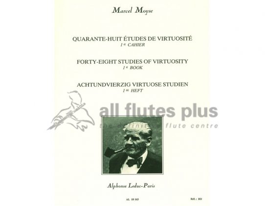 Moyse 48 Virtuoso Studies Volume 1 for Flute-Leduc