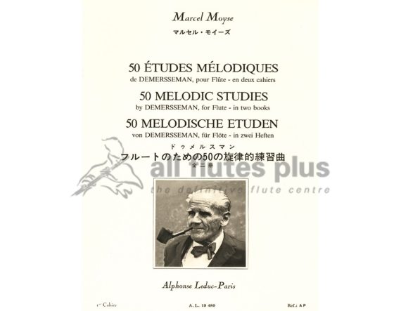 Moyse 50 Melodic Studies by Demersseman Op 4 Volume 2 for Flute
