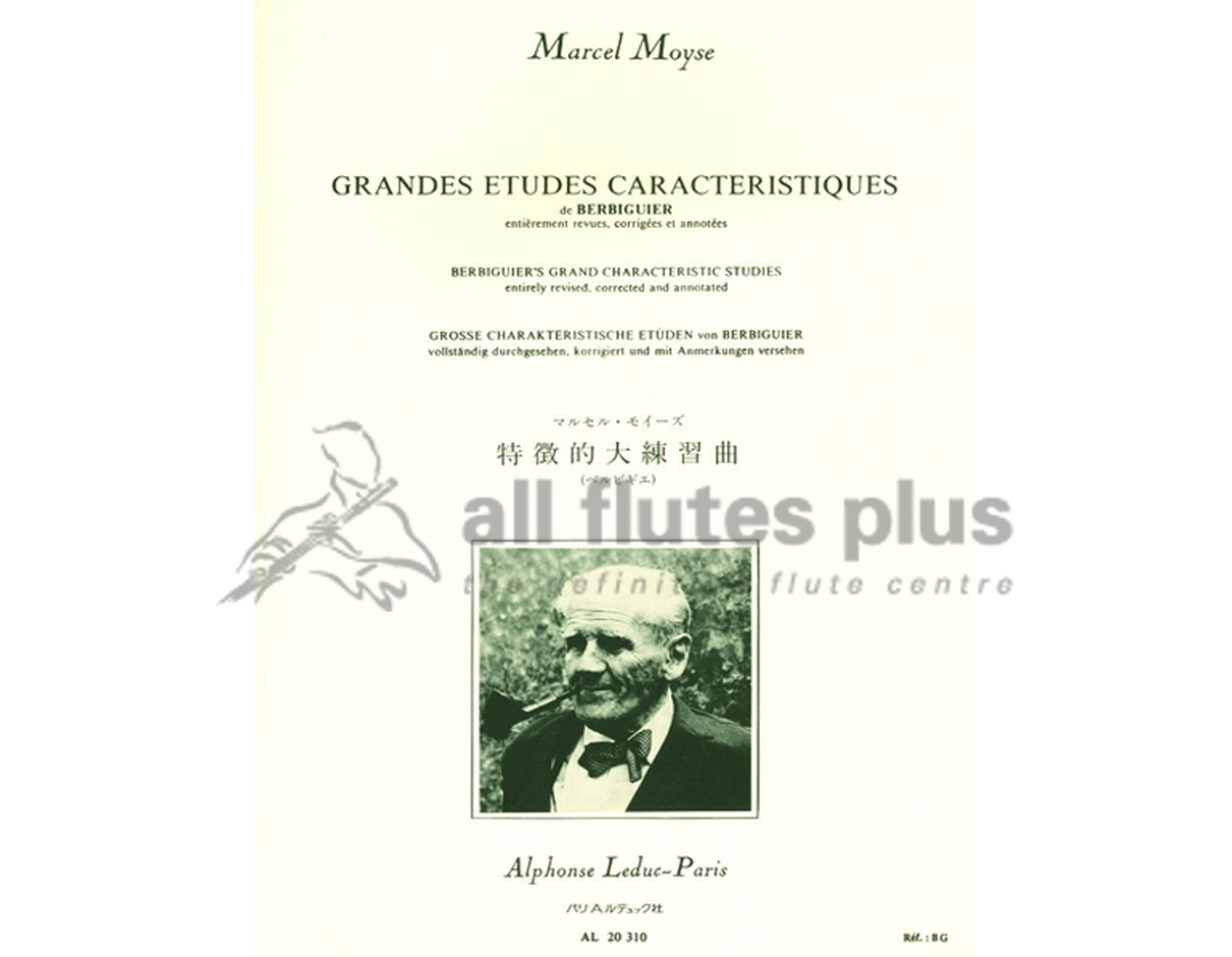 Moyse Grand Characteristic Studies by Berbiguier for Flute