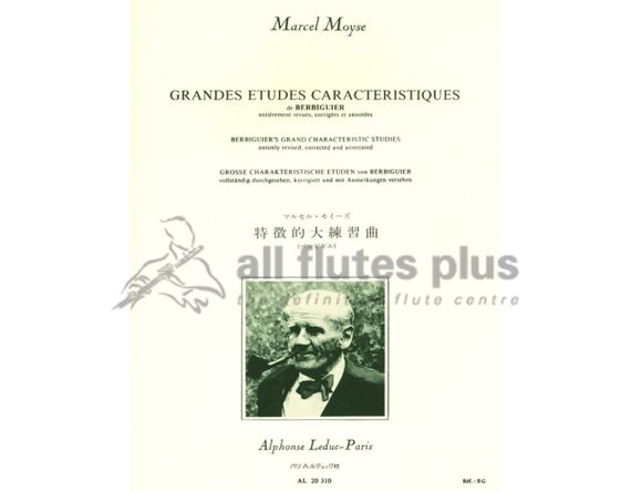Moyse Grand Characteristic Studies by Berbiguier for Flute