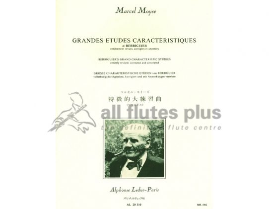 Moyse Grand Characteristic Studies by Berbiguier for Flute-Leduc