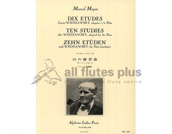 Moyse Ten Studies after Wieniawsky for Flute-Leduc
