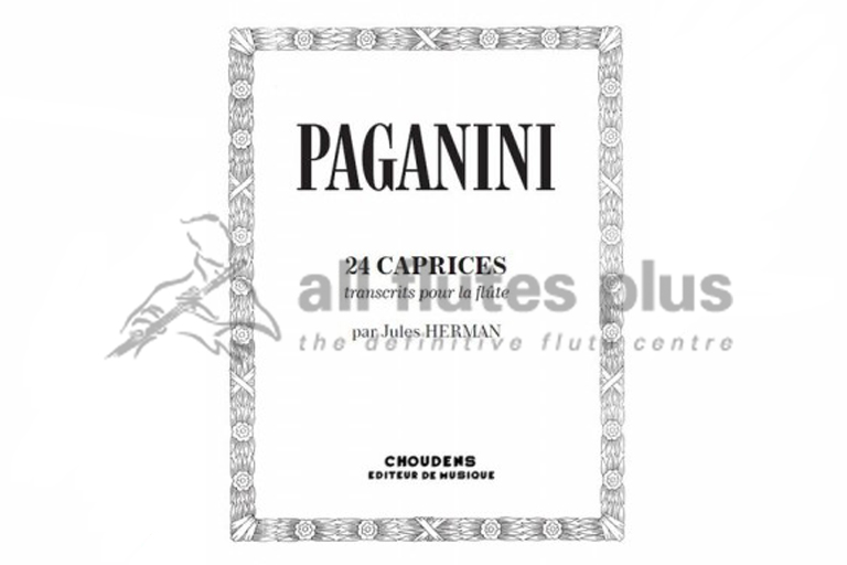 Paganini 24 Caprices for Flute-Choudens