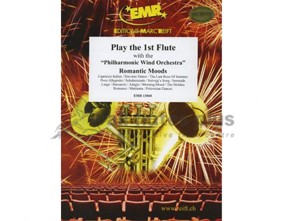 Play the 1st Flute Romantic Moods-Flute and CD-Editions Marc Reift