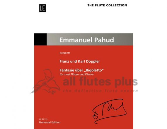Franz and Karl Doppler Rigoletto Fantasie for two Flutes and Piano