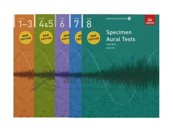 ABRSM Specimen Aural Tests-Book and CD-From 2011ABRSM Specimen Aural Tests-Book and CD-From 2011