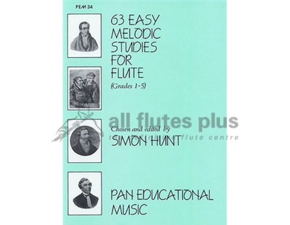 63 Easy Melodic Studies for Flute