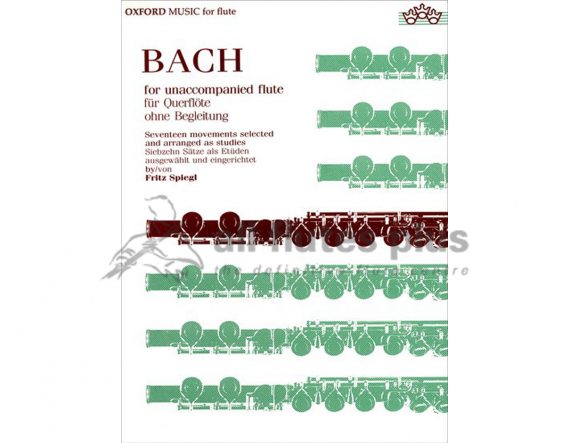 Bach For Unaccompanied Flute-Edited by Fritz Spiegel-OUP