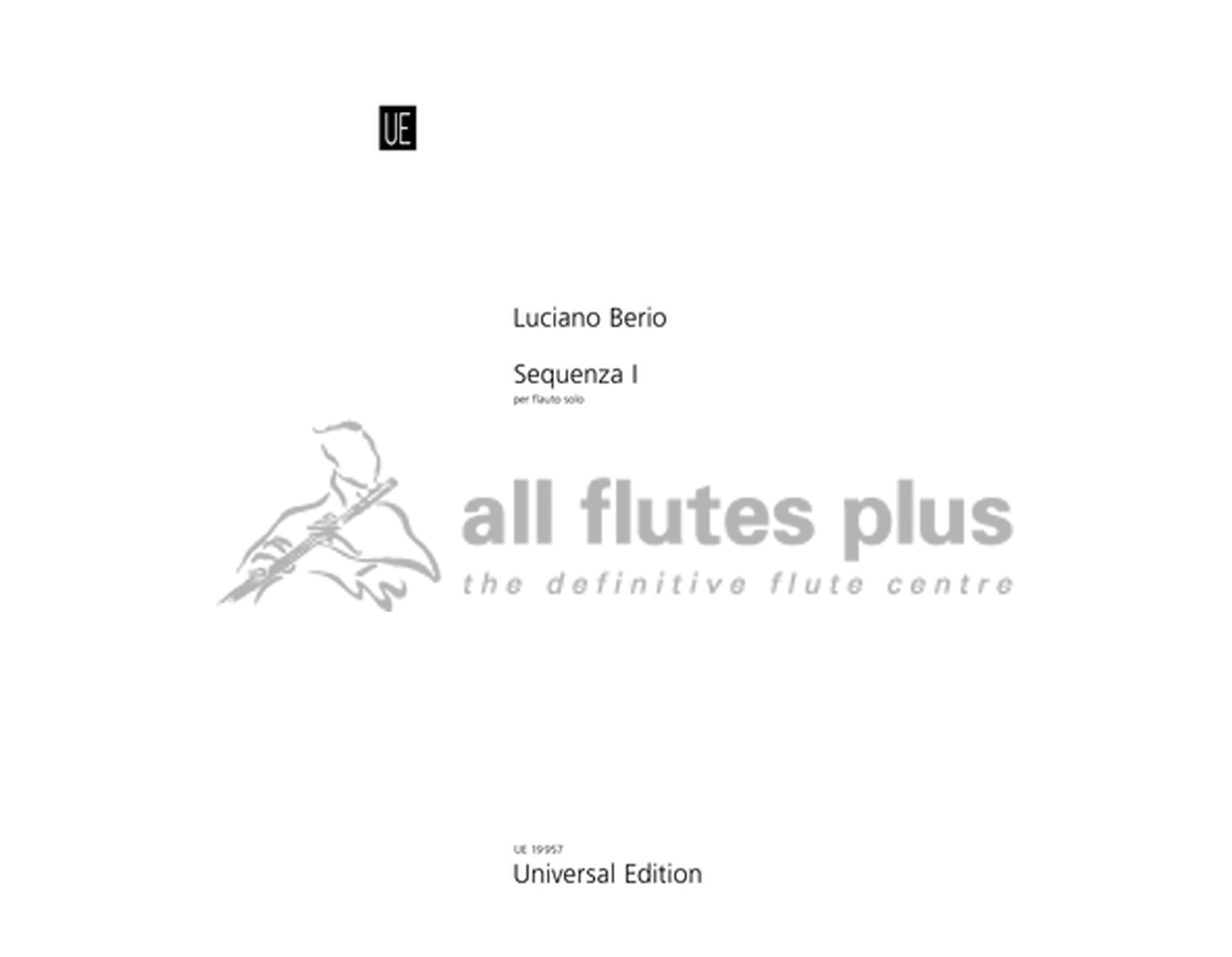 Berio Sequenza I for Solo Flute