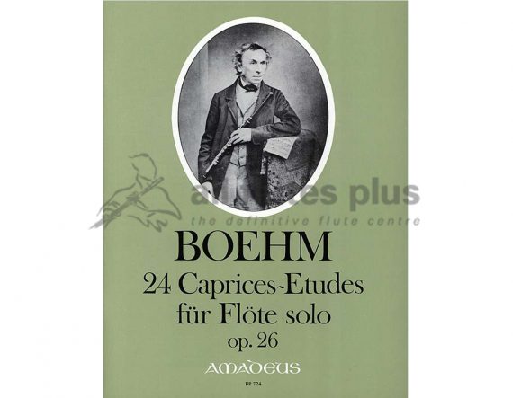 Boehm 24 Caprice-Etudes Opus 26-Solo Flute-Amadeus