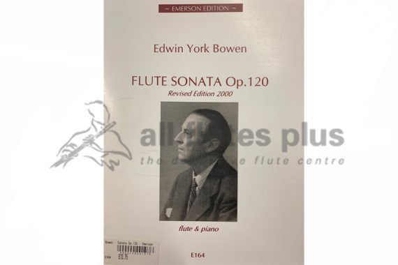 Bowen Sonata Opus 120 for Flute and Piano