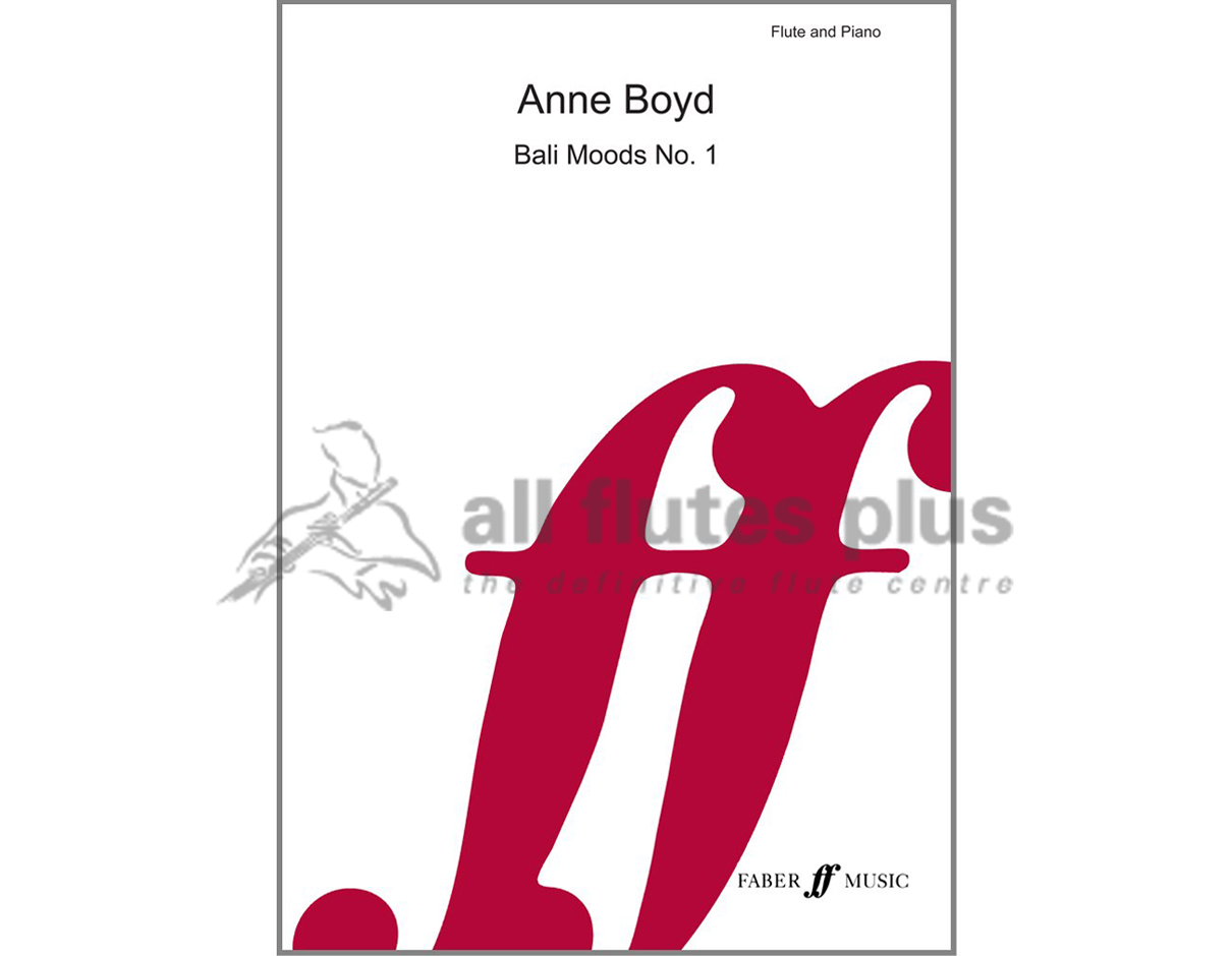 Boyd Bali Moods No 1-Flute and Piano