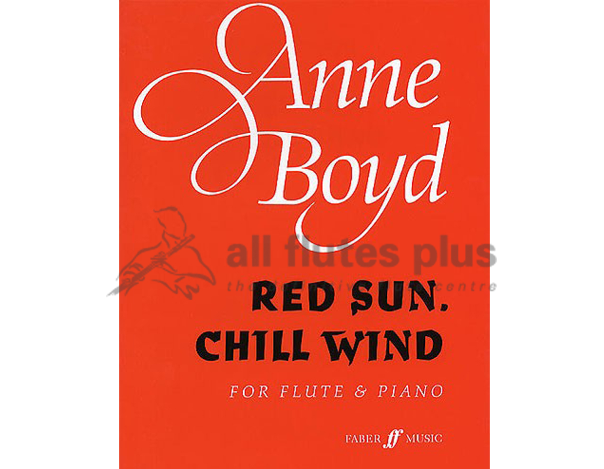 Boyd Red Sun, Chill Wind for Flute & Piano