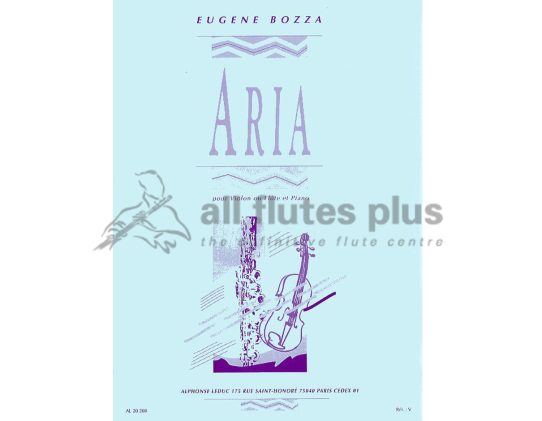 Bozza Aria-Flute and Piano