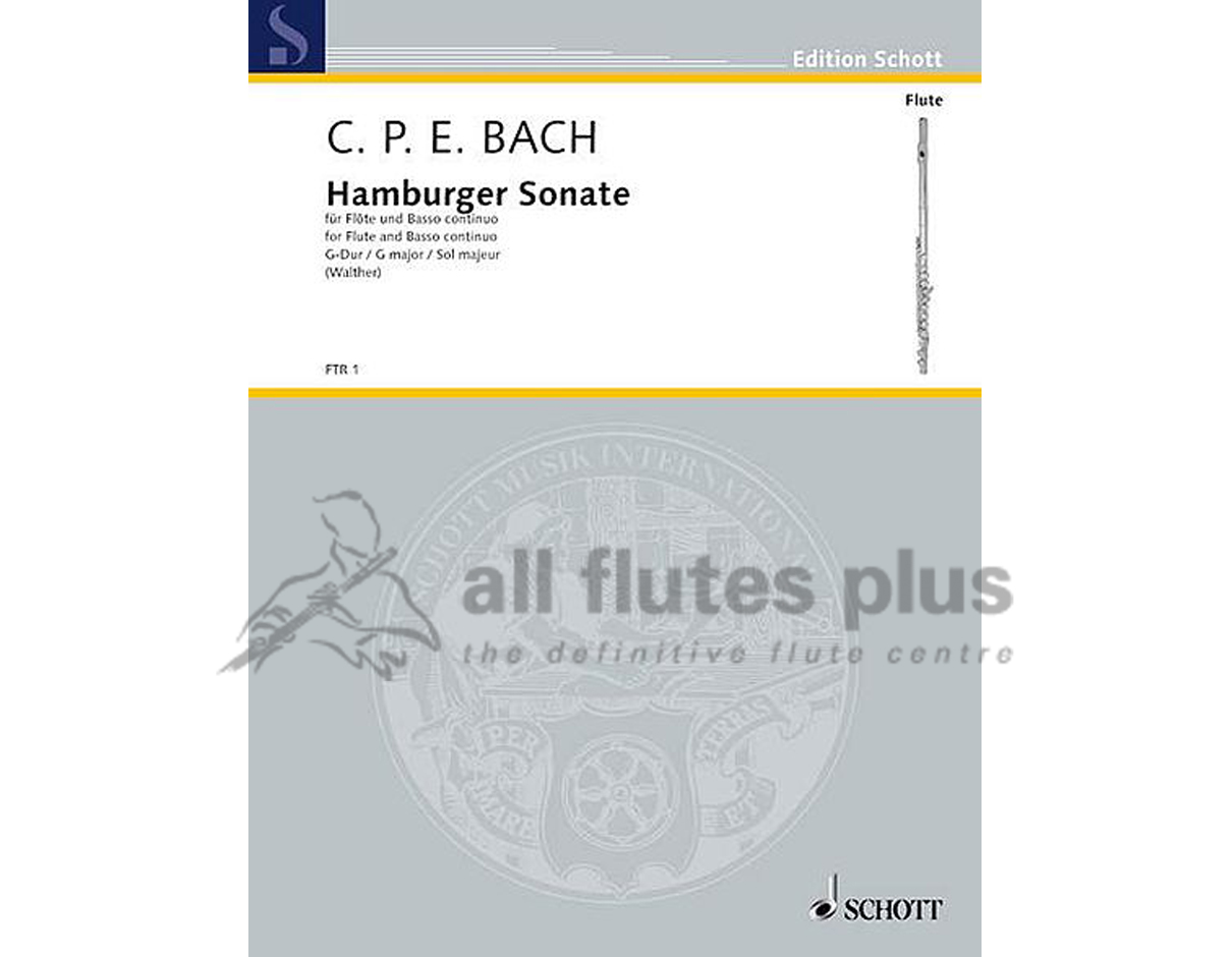 CPE Bach Hamburger Sonata-Flute and Piano