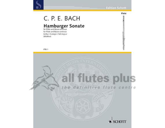 CPE Bach Hamburger Sonata for Flute and Piano