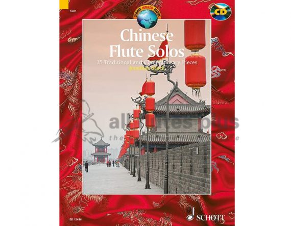 Chinese Flute Solos-15 Traditional and Contemporary Pieces-With CD