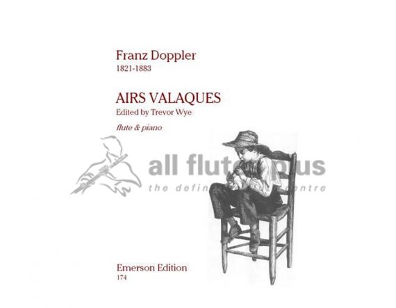 Doppler Airs Valaques-Flute and Piano-Emerson Edition