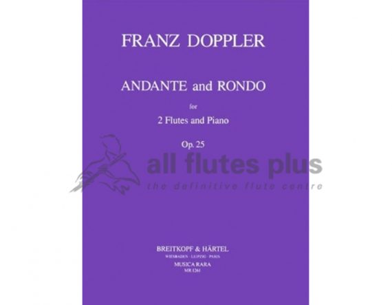 Doppler Andante and Rondo-2 Flutes and Piano-Musica Rara