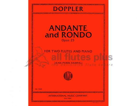 Doppler-Andante and Rondo Opus 25-Two Flutes and Piano-IMC