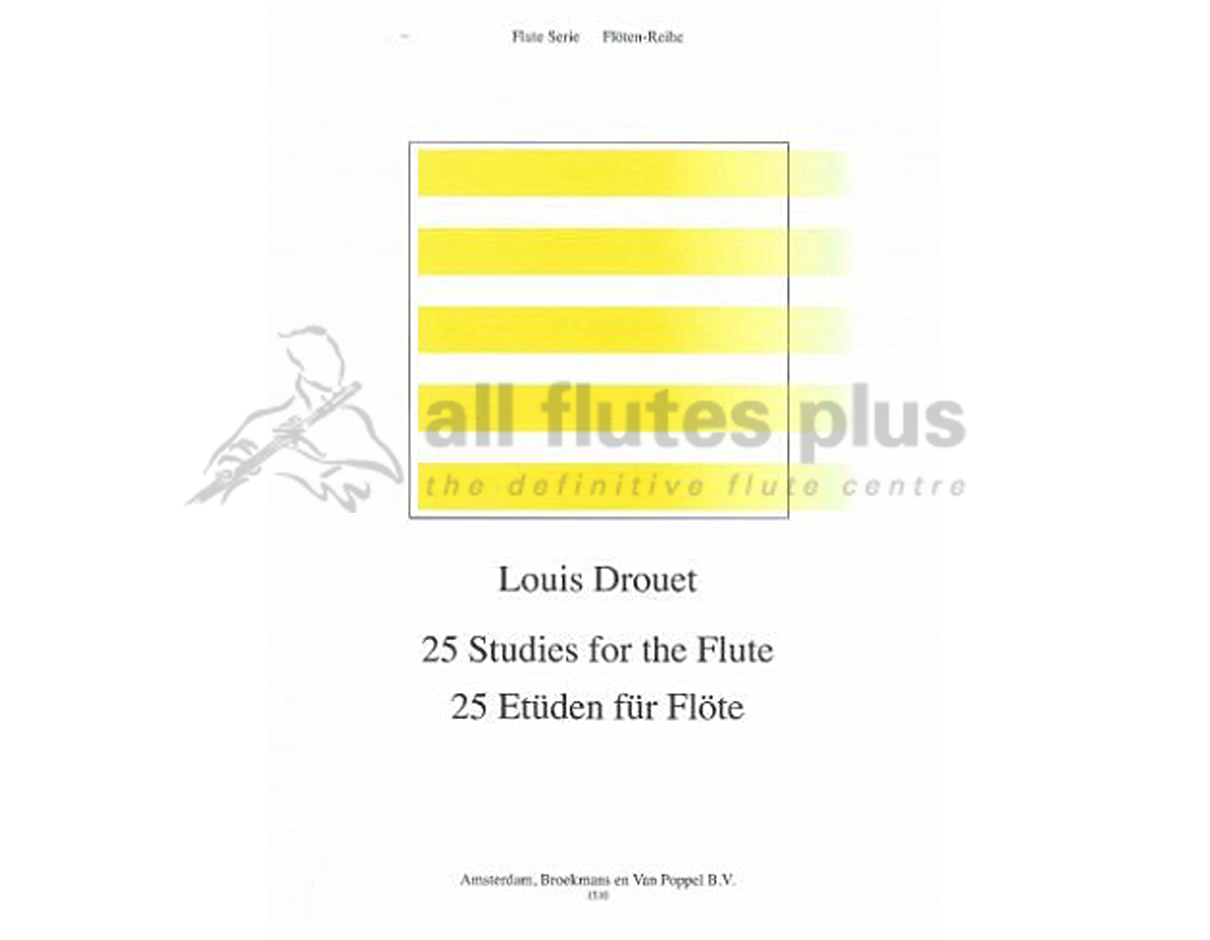 Drouet 25 Studies for Flute-Broekmans