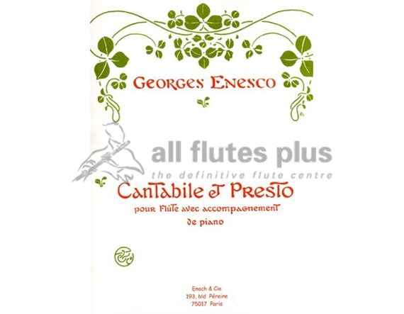 Enesco Cantabile and Presto-Flute and Piano