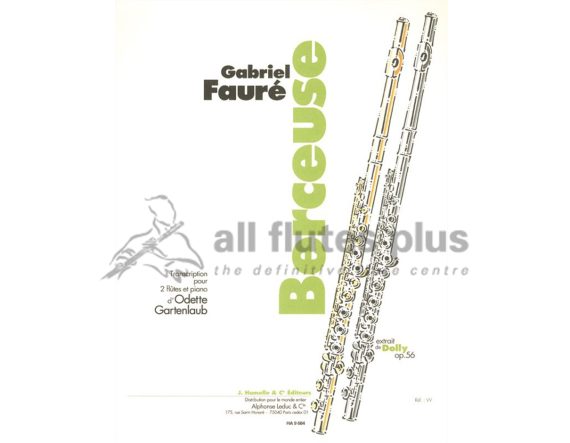 Faure Berceuse for Two flutes and Piano