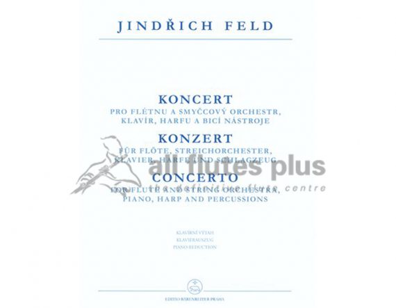 Feld Concerto-Flute and Piano Reduction-Barenreiter Praha