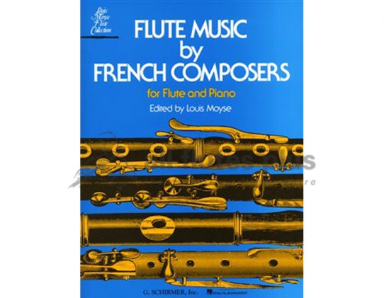 Flute Music by French Composers-Flute and Piano-Schirmer