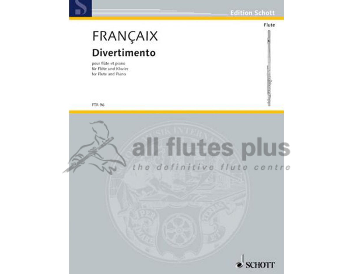 Francaix Divertimento-Flute and Piano