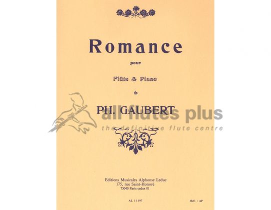 Gaubert Romance-Flute and Piano-Leduc