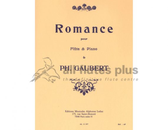 Gaubert Romance-Flute and Piano-Leduc