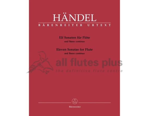 Handel 11 Sonatas for Flute