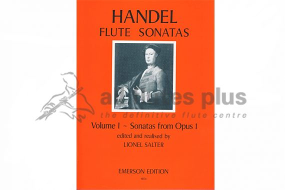 Handel Complete Flute Sonatas-Flute and Piano-Emerson Edition