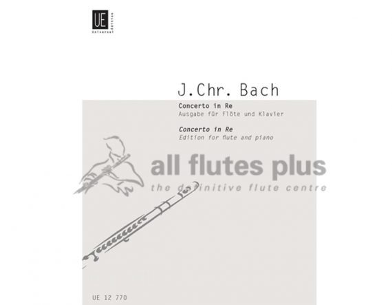 JC Bach Concerto in D Major-Flute and Piano-Universal