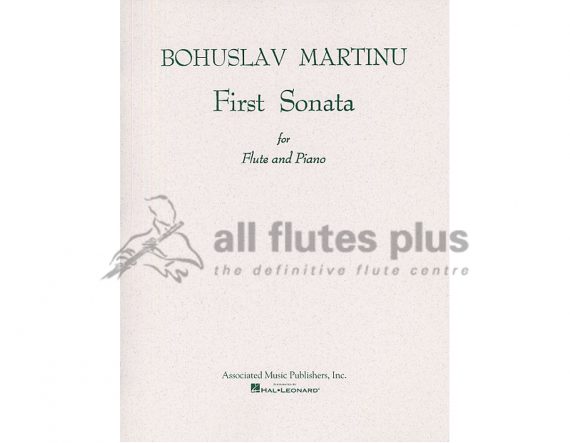Martinu First Sonata-Flute and Piano-Hal Leonard