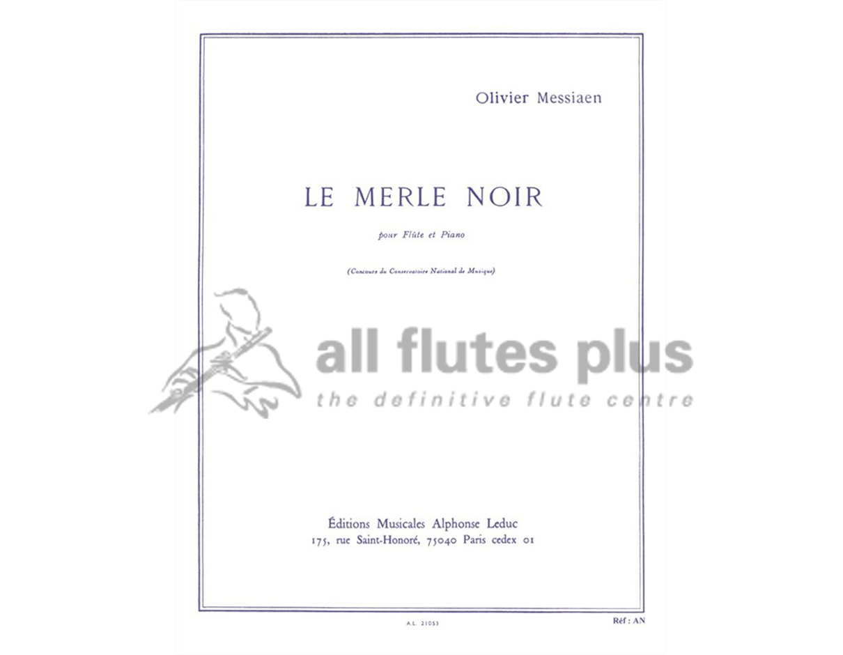 Messiaen Le Merle Noir for Flute and Piano