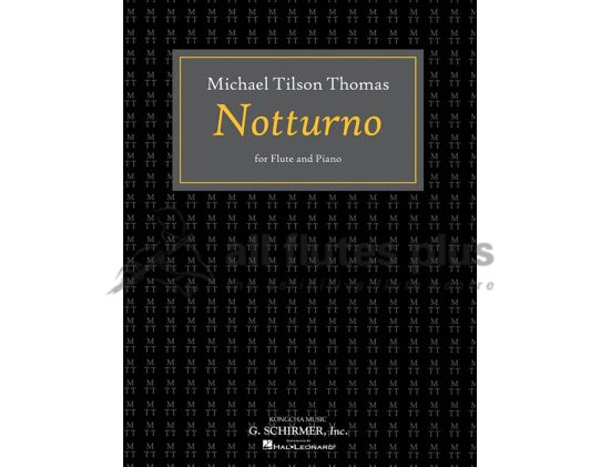 Notturno by M. Tilson Thomas-Flute and Piano
