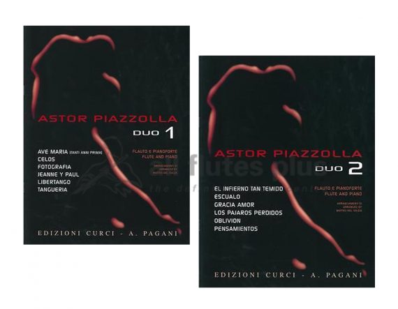 Piazzolla Duo-Flute and Piano-Edition Curci
