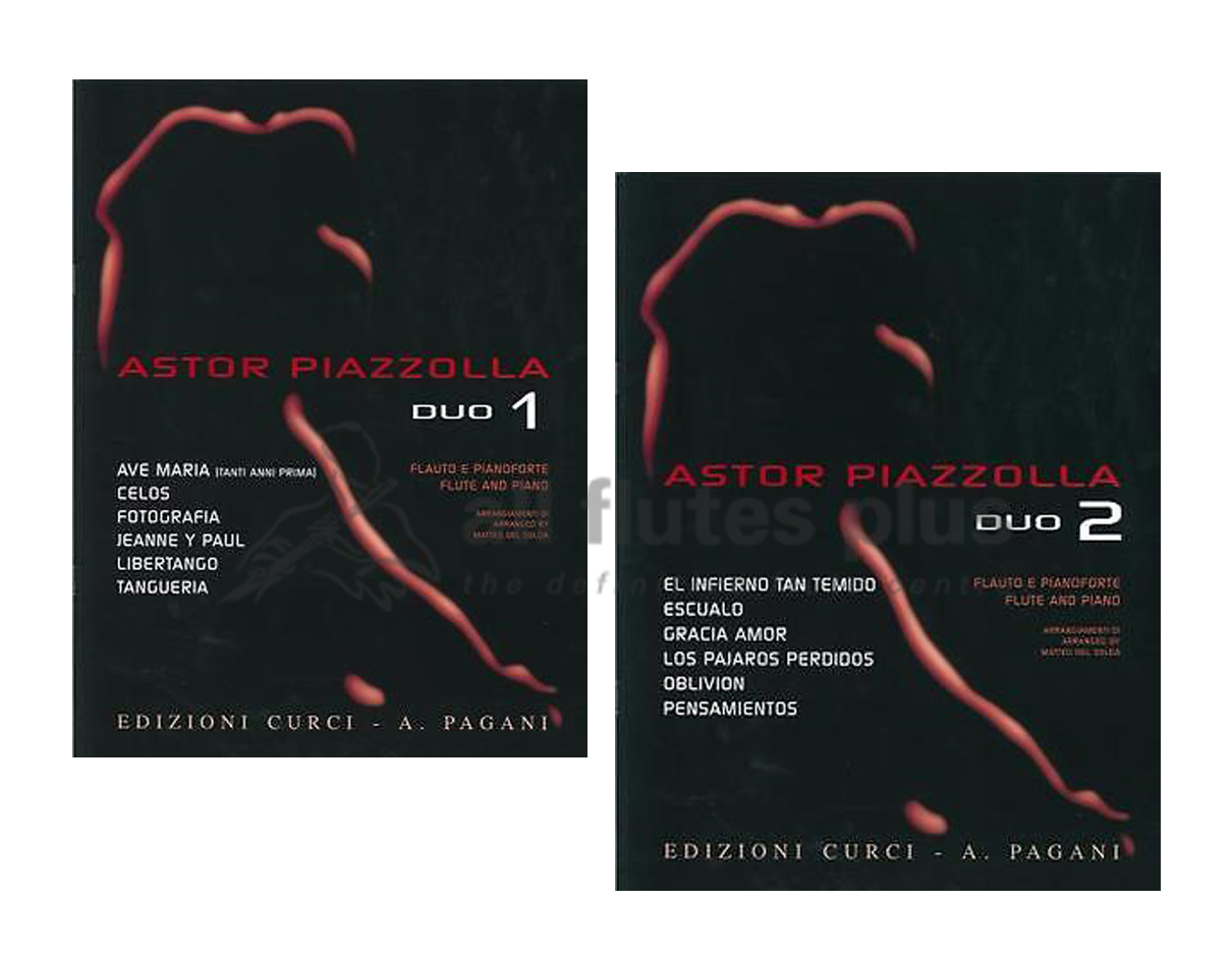 Piazzolla Duo for Flute and Piano-Edition Curci