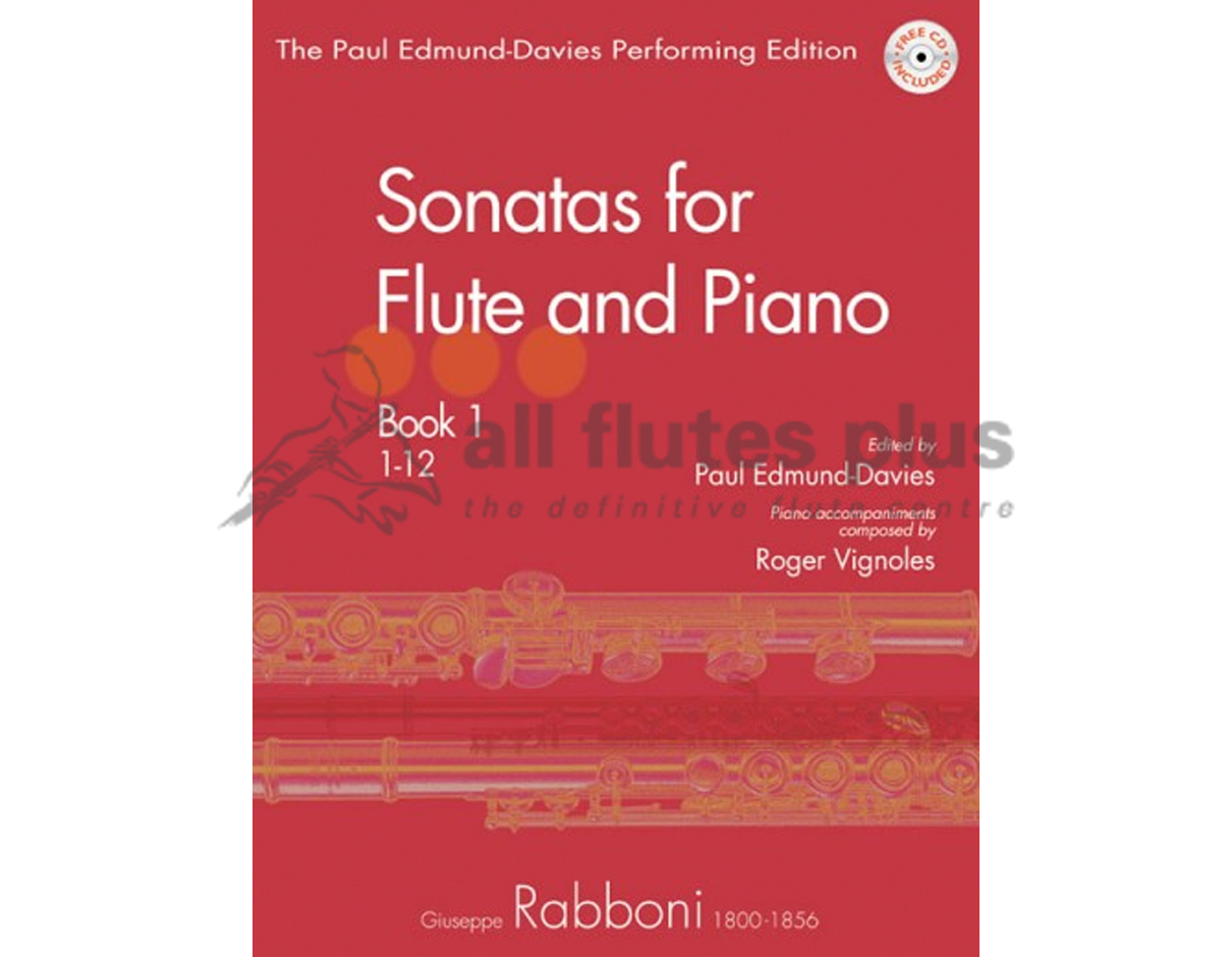 Rabboni Sonatas Book One-Flute Piano and CD