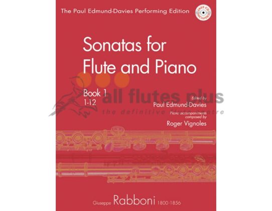 Rabboni Sonatas Book One-Flute Piano and CD