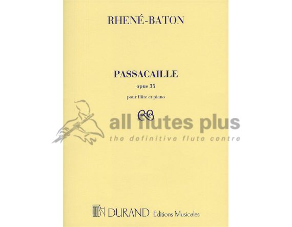 Rhene-Baton Passacaille Opus 35-Flute and Piano