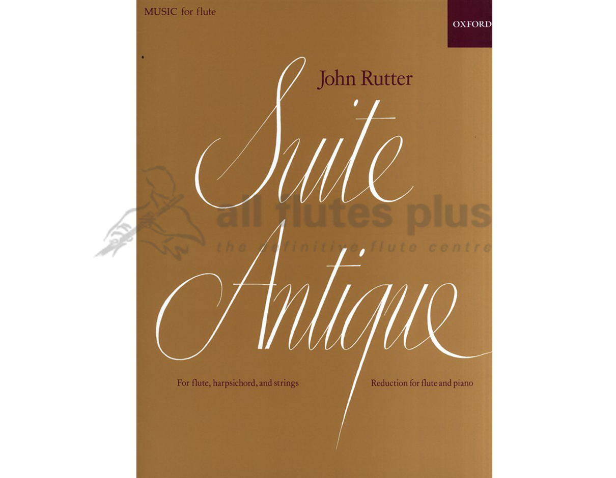 Rutter Suite Antique for Flute & Piano