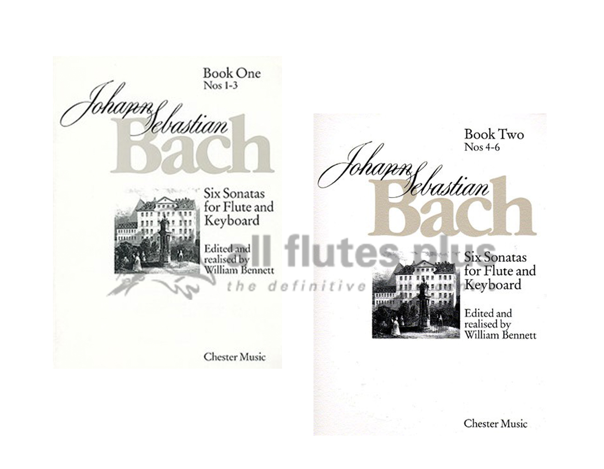 Six Sonatas for Flute and Keyboard-Johann Sebastian Bach